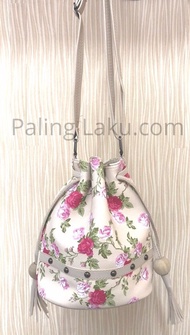Valerie Korea Tas Fashion Serut Shabby Chic - Khaki