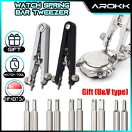 SG丨Spring Bar Tweezer Watch Bracelet Spring Bar Plier Tool Watch Strap Band Remover With 10 Pcs Tips