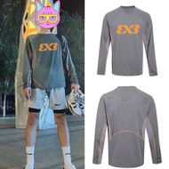 【Ready Stock】 Basketball Training American International Shooting Quick-Drying Long Sleeve Three-Pai