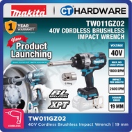 MAKITA TW011GZ02 CORDLESS BRUSHLESS IMPACT WRENCH 40V | 3/4" | 1900NM | WITHOUT BATTERY & CHARGER (S
