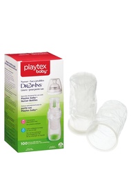 Playtex Disposable Travel ขวดนมถ้วยด้านในเปลี่ยนกระเป๋าสําหรับทารกและเด็กวัยหัดเดิน American Product