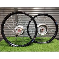 SRL110/SRL115/LC 135/SRL115 FI ALLOY RIM SET 1.60X17 STRONGER《SIAP SENTAR & BARING》HUB CHROME LAGEND