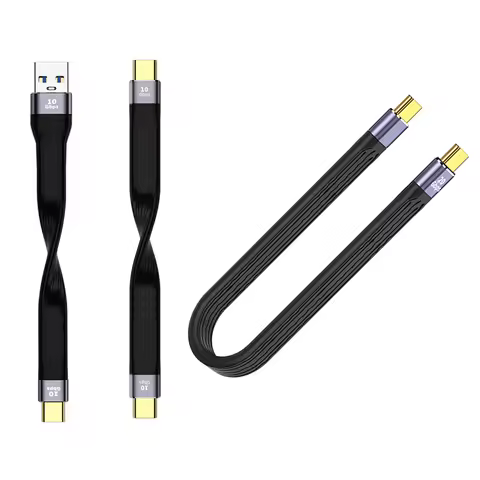 USB 3.1 10Gbps Cable USB-A to USB Type-C Data Transfer 4 Cable USB3.2 20G 4K for SSD Hard Disk 60W Q