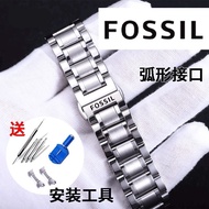 Fossil Steel Strap Watch Strap Stainless Steel Watch Chain Accessories for Men and Women 20mm 22mm Jr1487 Jr1354