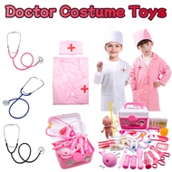 Doctor Costume Kids Toys Pretend Nurse Uniforms Cosplay Simulation Medical Dentist Doctor Toy Gift