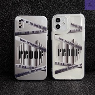 Phone case BTS Proof For iPhone 13 12 Space Cover For iphone 6 6S 7 8 SE2020 SE 2022 7Plus 8Plus X XS XSMAX 11 Pro 11Promax 13Pro max 13 Pro 12 Mini Soft Transparent Anti Shock