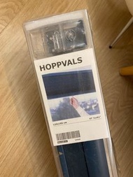 Ikea HOPPVALS 半遮光風琴簾, 藍色, 120x155 厘米