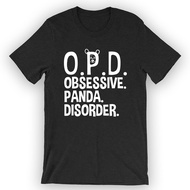 Unisex Obsessive Panda Disorder T-Shirt Funny Panda T-Shirt