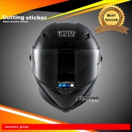 Gopro visor sticker helmet cutting sticker