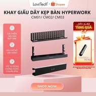 HyperWork desk clamp hidden tray HPW-CM03/ HPW-CM02/ HPW-CM03 White/Black - Neat, convenient - Genui