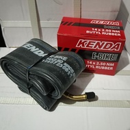 Kenda 14x 250 Electric Bike Inner Tube with Bent Valve