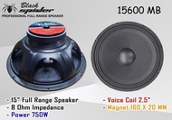 Speaker komponen BlackSpider 15600 MB component Black spider 15 inch