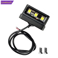 【READY STOCK】LOVETOUCH Universal LED License Plate Light For Motorcycle E-bike Modification Aluminum