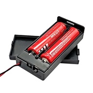 18650 Battery Storage Case 3.7V for 2x18650 Batteries Holder Box Container with 2 Slots ON/OFF Switch