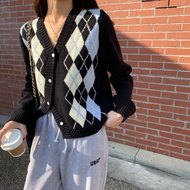 327 cardigan knit top women knitted sweater long sleeve top for women