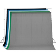 2X3 /3X4 3X6M Photography Muslin Backdrops Cotton Photo Studio Backdrop Green Screen Chromakey Photo Shoot Background 6 Colors