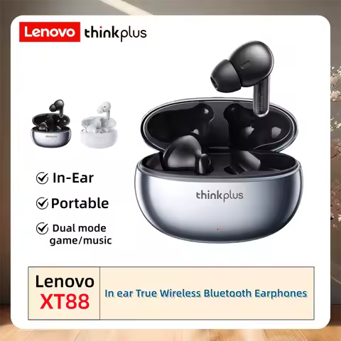 Original Lenovo XT88 TWS In Ear HiFi Stereo Earphones Wireless Bluetooth Headset Low Latency Gaming 