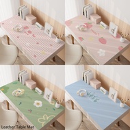 Simple PVC Table Mat Dormitory Desk Mat Writing Desk Protective Mat Makeup Table Mat Waterproof and Oil-proof Dining Table Mat