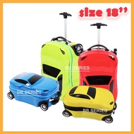 กระเป๋าเด็ก กระเป๋ารถ กระเป๋าขนาดเล็ก กระเป๋านักเรียน กระเป๋าเดินทางล้อลาก ขนาด 18 นิ้ว รุ่น RACING CAR