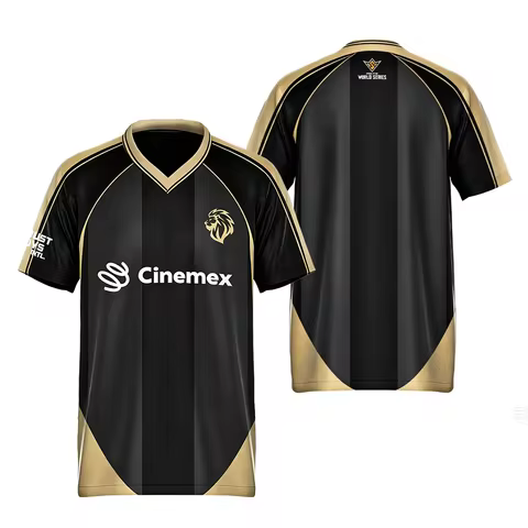 2026 New LYON Free Fire Fans 3D Digital Print Summer Breathable V-Neck Jersey Men Women Casual T-Shi