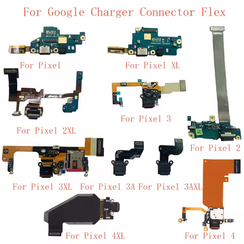 Charging Port Dock USB Plug Charger Board Flex Cable PCB For Google Pixel 1 XL 2 2XL Pixel 3 3XL 3A 