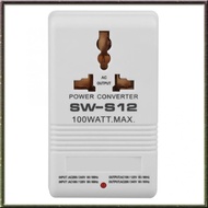[I O J E] SW-S12 100W 110V/120V to 220V/240V Step-Up Down Voltage Transformer Converter Travel Dual Channel Power Converter