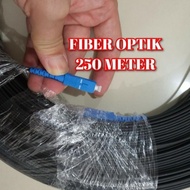 SC UPC OPTICAL FIBER CABLE 250 meters DROPCORE 1CORE 3 slings