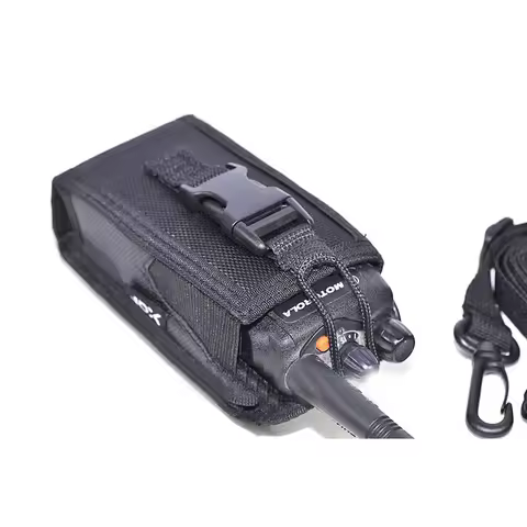 Big Size 3in1 Nylon Carry Case Holster Pouch Bag for Motorola GP328 GP338 GP88 GP340 GP368 P8220 Two