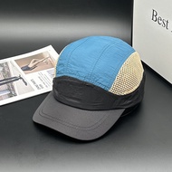 Retro Color Matching Quick-Drying Mesh Cap Peaked Cap Summer City Outdoor Cycling Cap Running Cap Ca