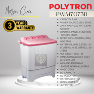 Mesin Cuci 2 Tabung 7KG Polytron PWM-7073B