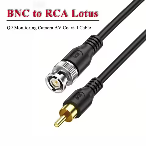 HD-SDI Video Line BNC to RCA Lotus Q9 Monitoring Camera AV Coaxial Cable Conncector Video TV Signal 