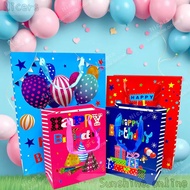 Assorted Happy Birthday 12pcs Printed Paper Bag Birthday Party Giveaway Paper Bag Gift Bag
