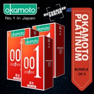 [BUNDLE OF 3] [DISCREET PACKAGING] *Okamoto Hydro Polyurethane 001 2pcs from Local Supplier*