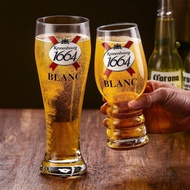 1664 Beer Mug Household Craft Beer Mug Hotel Commercial Drinking Mug White Beer Special Mug Large Ca