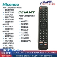 EN2A27 EN2H27 HIS-963 Devant Hisense new remote control for Hisense Devant LED smart TV RC3394408 / 01 ER