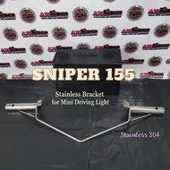 Sniper 155 MDL bracket stainless 304 mini driving light bracket tube type heavy duty