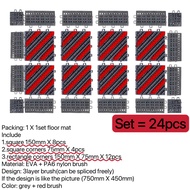 Heavy duty rubber mat for gym carwash floor matting grid tiles matting garage flooring non slip floo
