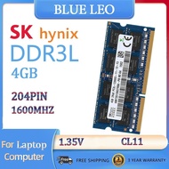 SK Hynix 4GB DDR3L 1600mhz ram 2RX8 PC3L-12800S 204pin 1.35V SODIMM Memory RAM for Laptop