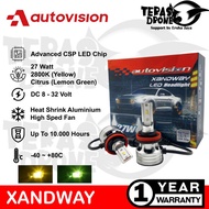 LED Autovision Xand Xandway H3 H8 H11 H16 H27 HB4 - 27 Watt