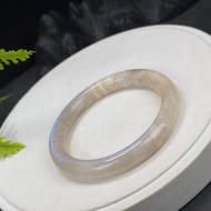 日月同輝手鐲 55+MM 藍光星光貓眼圓條 月亮石太陽石共生 親和力