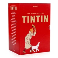 (พร้อมส่ง) The Adventures of Tintin 8 เล่ม (ฺBox Set) ปกแข็ง หนังสือการ์ตูนภาษาอังกฤษ