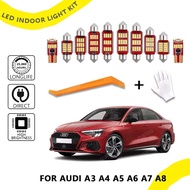 LED Interior Light Kit For Audi A3 S3 8L 8P 8V A4 S4 B5 B6 B7 B8 A5 S5 A6 S6 C5 C6 C7 A7 S7 A8 S8 D3