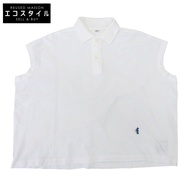 45 R. 極佳狀態 Jinba Canoko 33色馬術polo衫，純棉，女款，白色，50471381