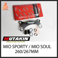 MUTAKIN 260MM / 267MM Mio Sporty / Mio Soul Front Disc Bracket With screws