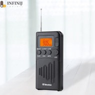 AM FM Stereo LCD Display Portable Radio Receiver AM FM Radio Small Digital Radio [infinij.sg]