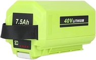 7.5Ah 40-Volt Replacement Battery Compatible Compatible with Ryobi 40V OP4075A OP4026 OP4060 OP4050 