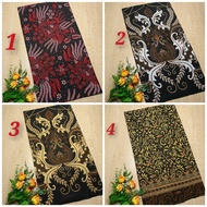 Batik Cloth by the meter - 2 meter SOGAN BATIK CLOTH WITH MOTIF UNIFORM CLOTH PEKALONGAN BATIK CLOTH