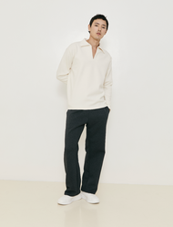 PMITH Essentials - Bone V Neck Long Sleeve T-Shirts