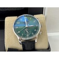 Iwc/portuguese Series New Style Back Transparent Portuguese Meter Rare Green Dial Diameter 41mm