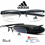 Kacamata Frame Pria Titanium Half Adidas A9414 S57 - Size Lebar
